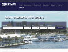 Tablet Screenshot of dettmanrealtygroup.com